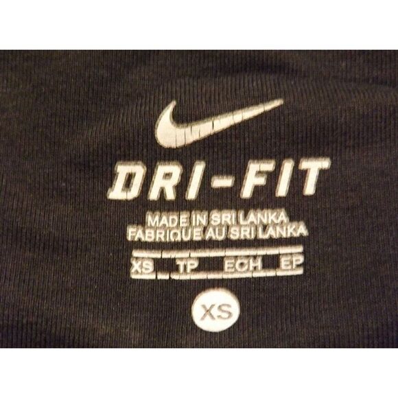 Nike Crop Leggings Women Sz XS Dri Fit‎ Black Athleisure Everyday - Picture 6 of 7